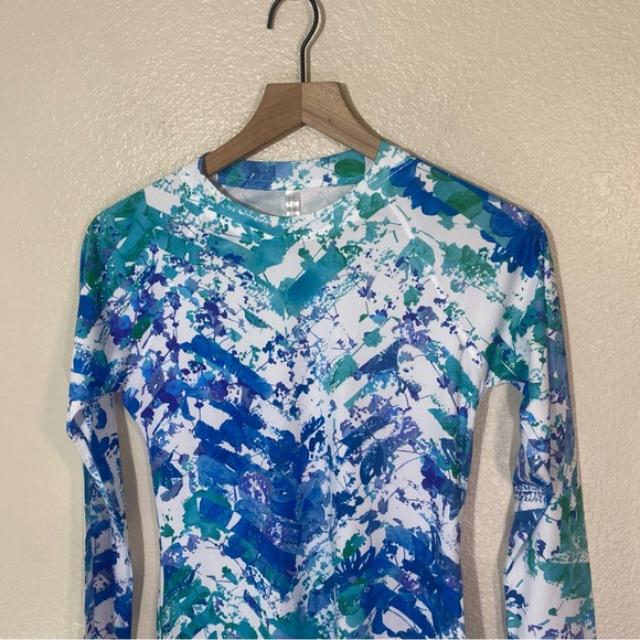 Whimsy Rose Long Sleeve Safe Sun Rashguard Top Women's Blouse Sundance XS - Picture 2 of 6